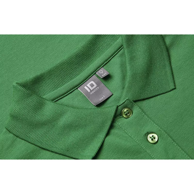 Koszulka bawełniana damska 210 g/m² ID Polo/stretch 527 - Green (0527-GREEN)