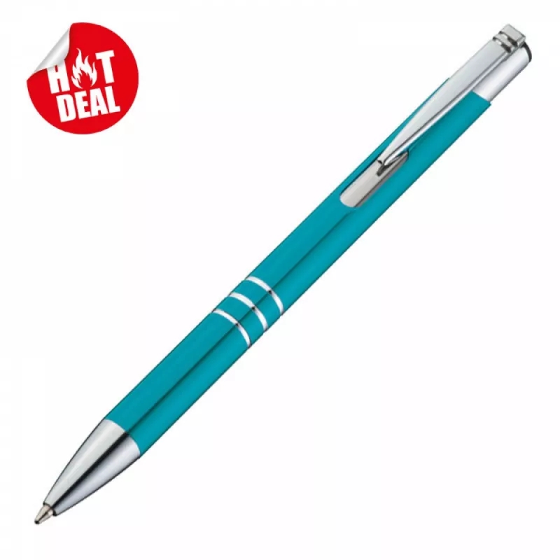 Długopis metalowy anodyzowany - turkusowy (1333914)
