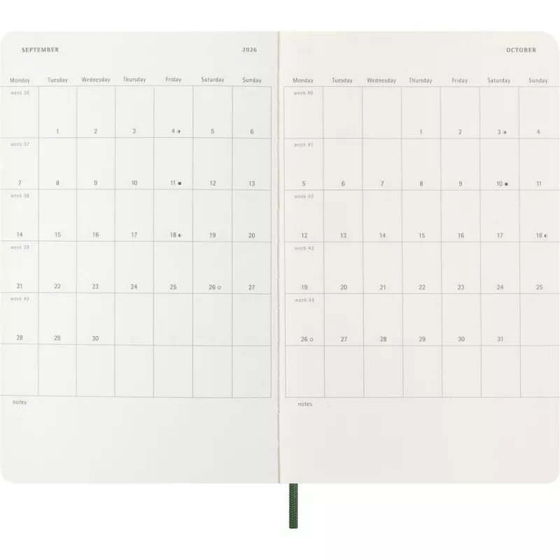 Kalendarz MOLESKINE - khaki (VM398-25/2027)