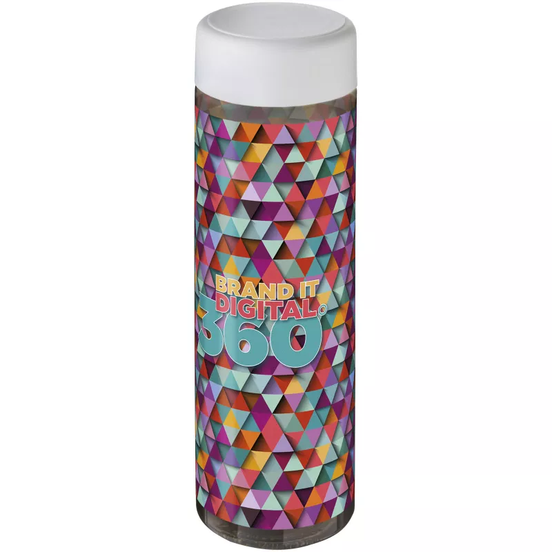 H2O Vibe 850 ml screw cap water bottle - Biały-Ciemnografitowy (21043013)