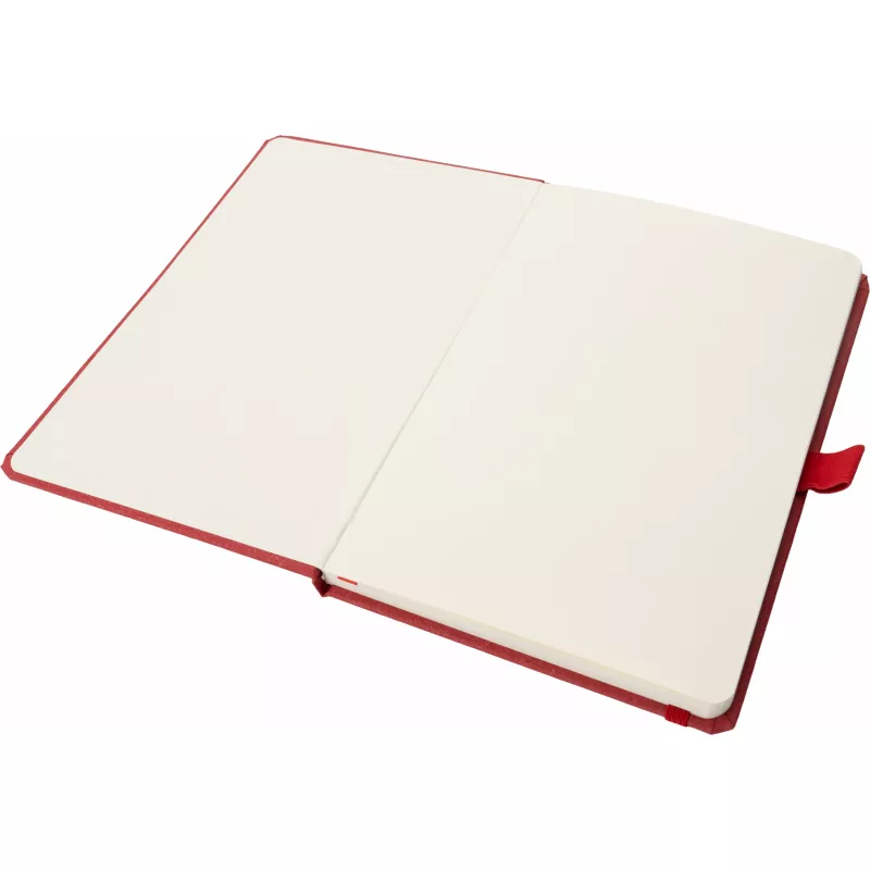 Notatnik A5 w kropki z papieru z recyklingu AGNESE - czerwony (2179905)
