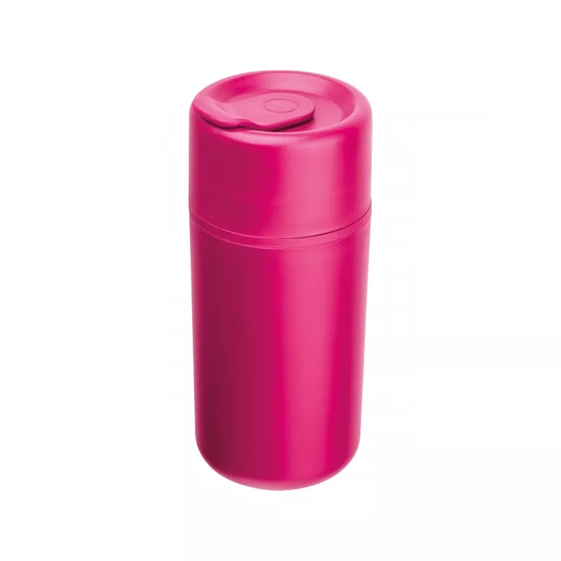 Kubek termiczny z polipropylenu GENOA 500 ml - różowy (535411)
