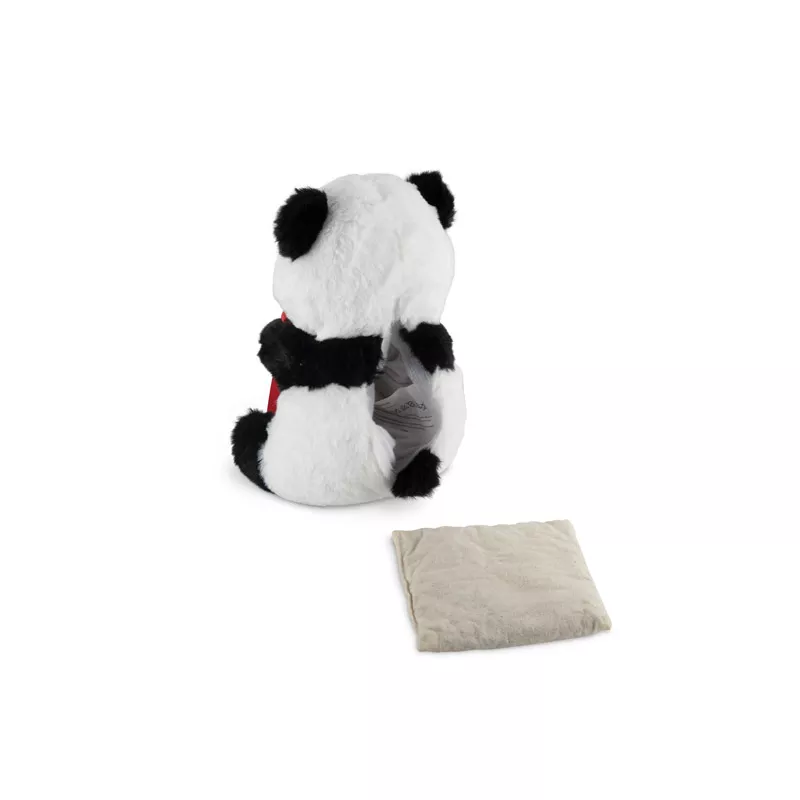 Termofor pluszowy LUNKA - czarny (20415-02)