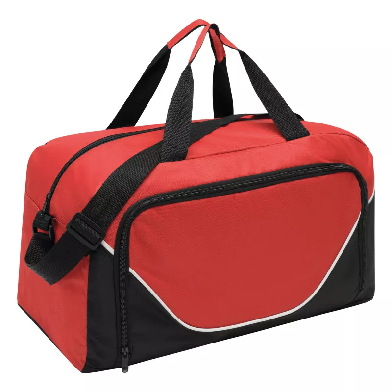 Sportowa torba - czarny, czerwony (56-0808533)