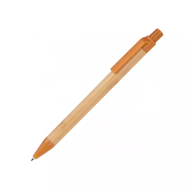 Długopis bambusowy Halle - pomarańczowy (321110)