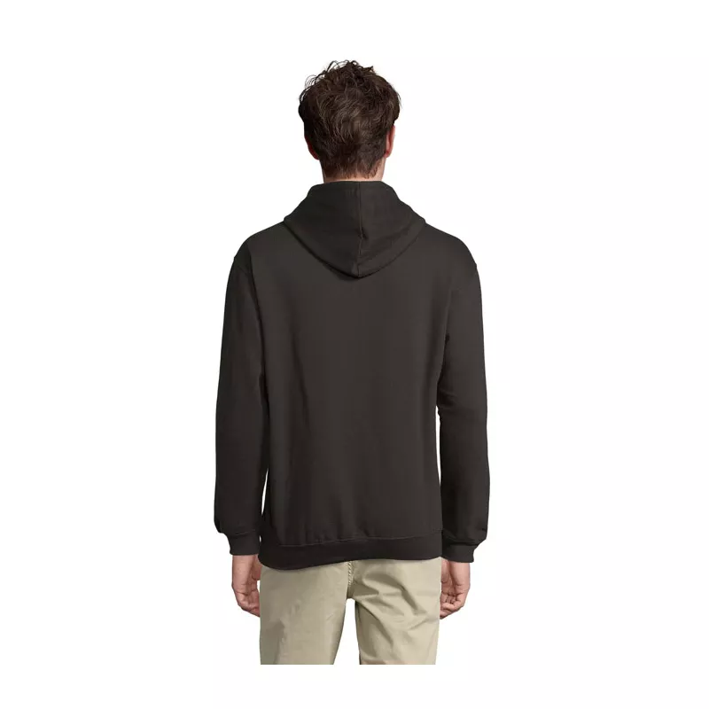 Bluza unisex z kapturem 280 g/m² Sol's CONDOR - Czarny (S03815-BK)