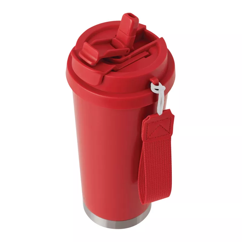 Butelka termiczna z podwójną izolacją - czerwony (56-0304744)