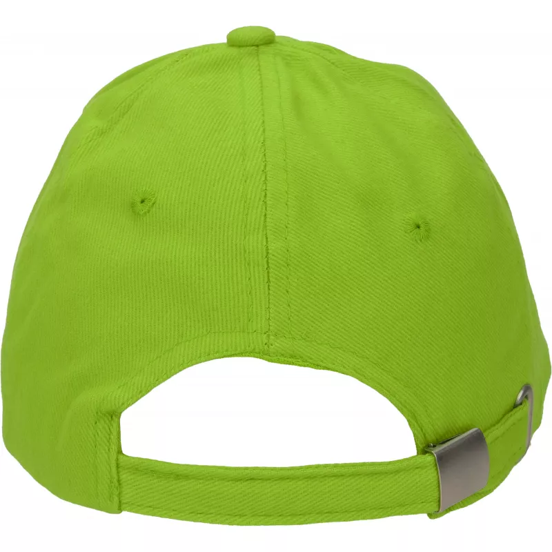 Czapka z daszkiem bawełniana 6 paneli, 260 g/m² CURTIS - jasnozielony (5046629)