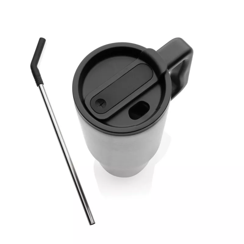 Kubek termiczny 900 ml Embrace - srebrny (P437.3002)