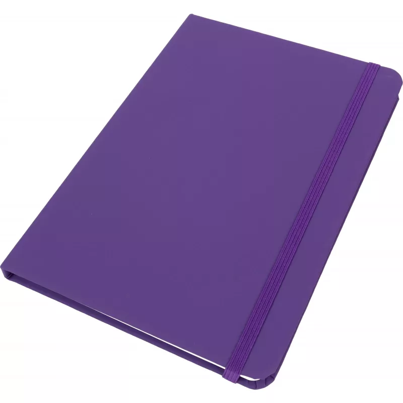 Notatnik A5 w linie z materiałów z recyklingu DOMINIK - fioletowy (2526112)