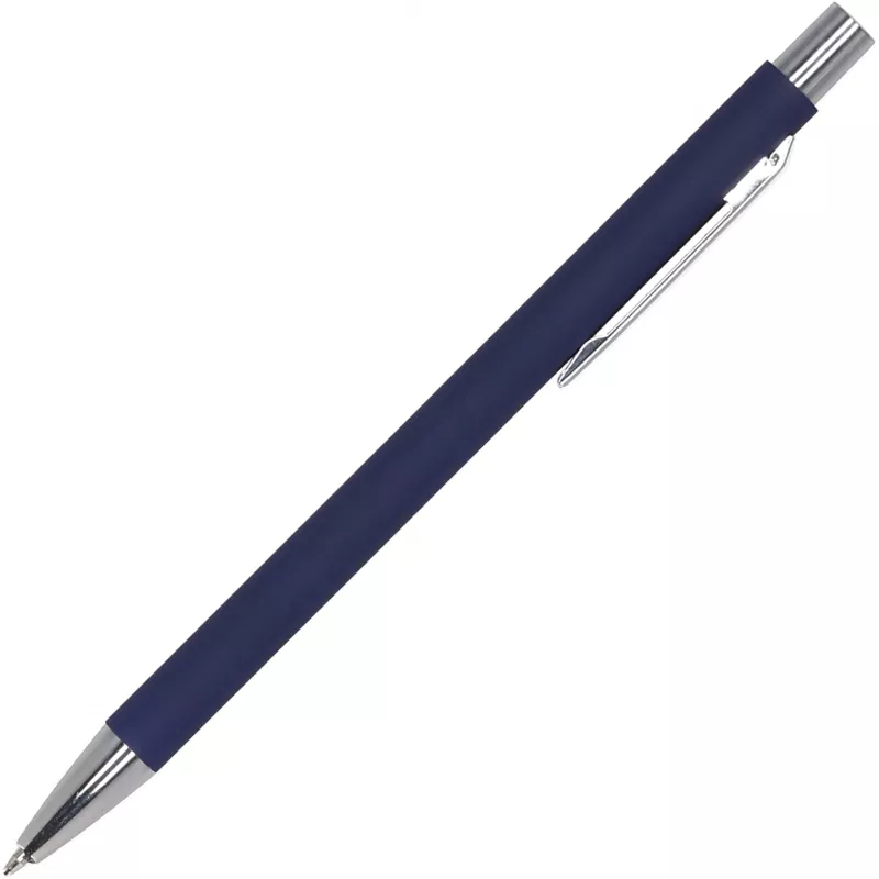 Długopis metalowy soft touch GIORGIO - granatowy (1368044)