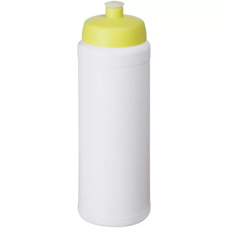 Bidon Baseline® Plus o pojemności 750 ml ze sportowym wieczkiem i uchwytem - Biały-Limonka (21068904)
