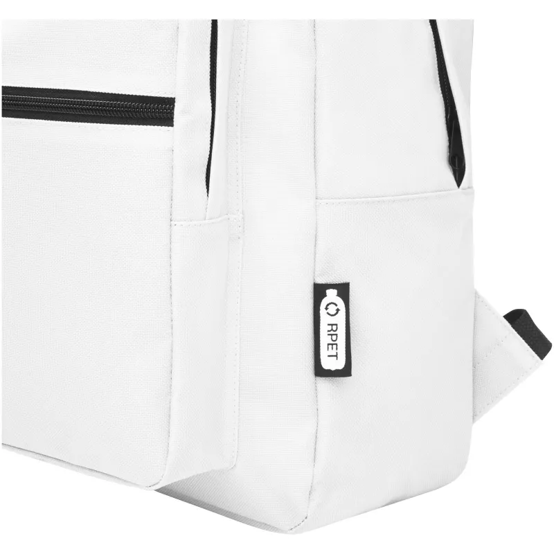 Retrend plecak z tworzywa RPET - Biały (12053201)