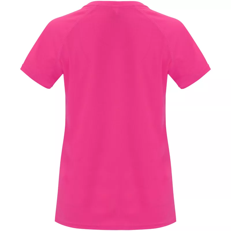 Damska koszulka techniczna 135 g/m² ROLY BAHRAIN WOMAN 0408 - Pink Fluor (R0408-PINKFLUO)