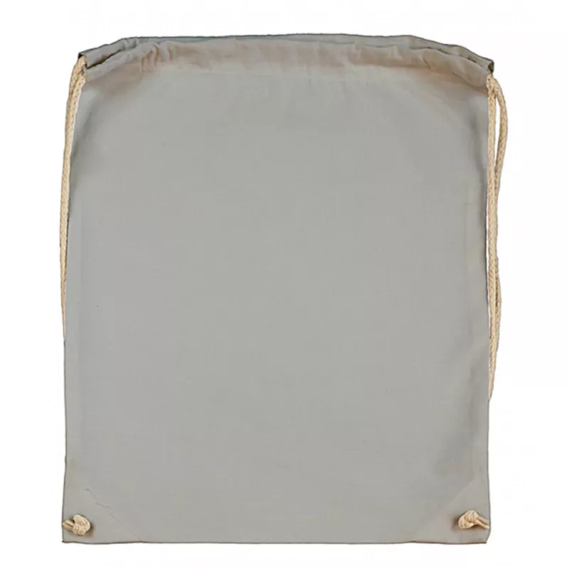 Plecak bawełniany na sznurkach Jassz 140 g/m², 38 x 42 cm - Light Grey (602.57-LIGHT GREY)