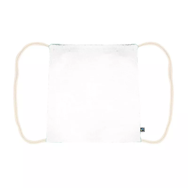 Bawełniany worek ze sznurkiem 140 g/m² 38x42cm - biały (VA334-02)