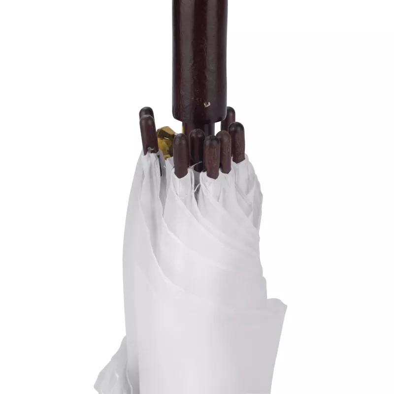 Parasol reklamowy automatyczny STICK ⌀104 cm - biały (37001-01)