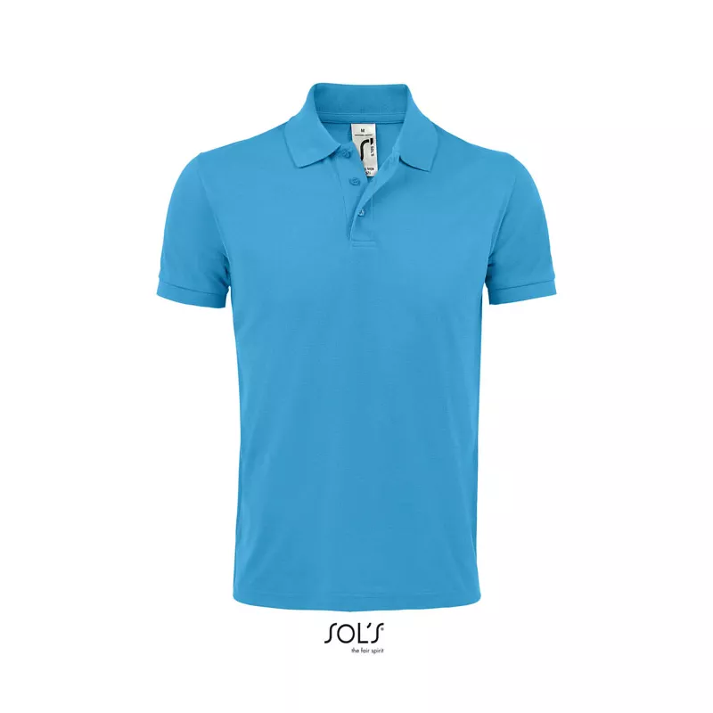 Koszulka polo męska 200 g/m² Sol's PRIME MEN - Aqua (S00571-AQ)