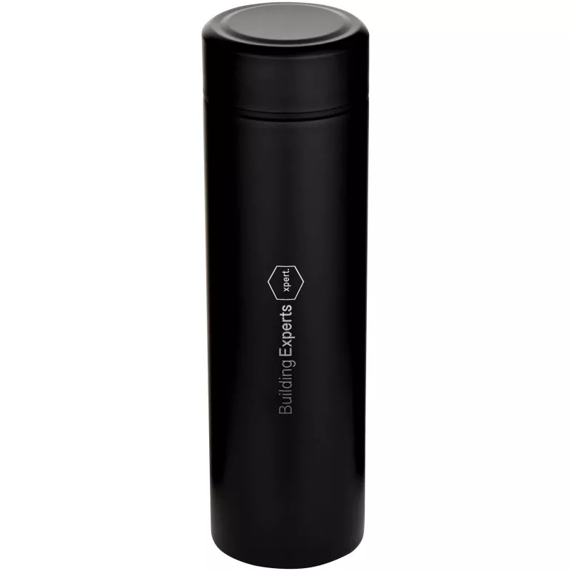 Taylor 450 ml termos ze stali nierdzewnej z podwójnymi ściankami i sitkiem do herbaty - Czarny (10082690)