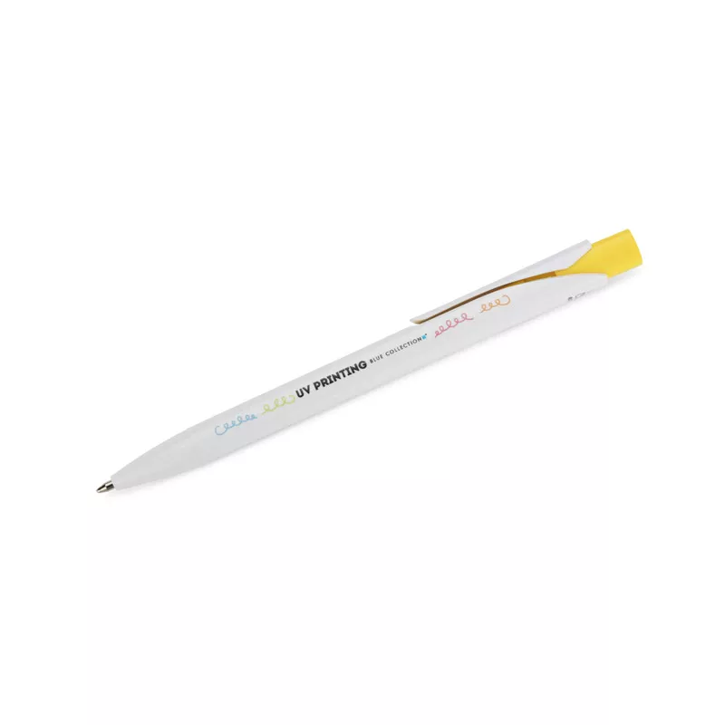 Długopis z tworzywa rABS KLIBO - żółty (19739-12)