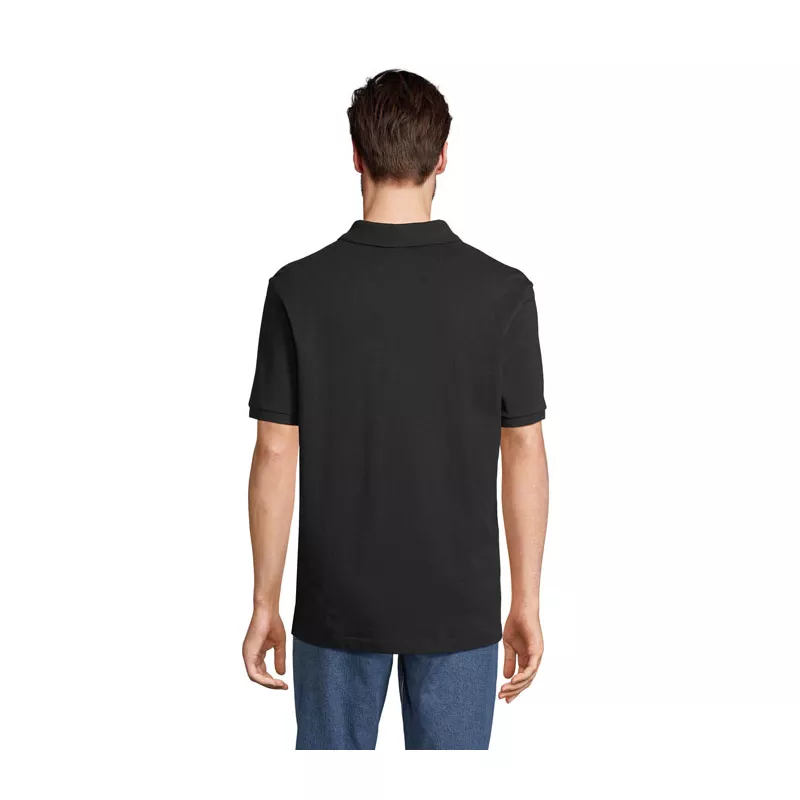 Koszulka polo organiczna 210 g/m² Sol's PEGASE - Czarny (S04242-BK)