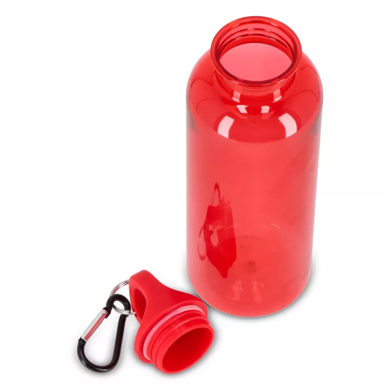 Butelka na wodę Noa R-PET 500ml - czerwony transparentny (LT98913-N0421)