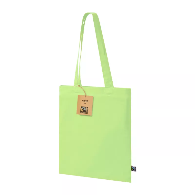 Inova torba na zakupy "fairtrade" - limonkowy (AP733875-71)