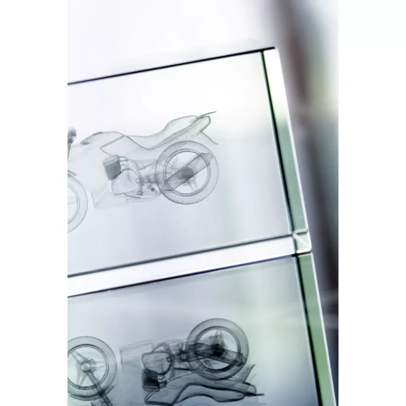 Macon szklana kostka - transparentny (AP808807)