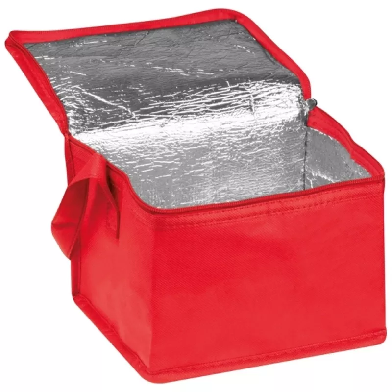 Torba termiczna non woven na 6 puszek 330 ml NIEBY - czerwony (154205)