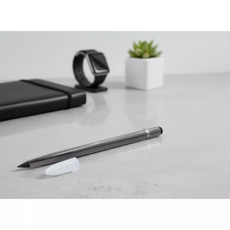 "Wieczny" ołówek, touch pen - szary (V0923-19)