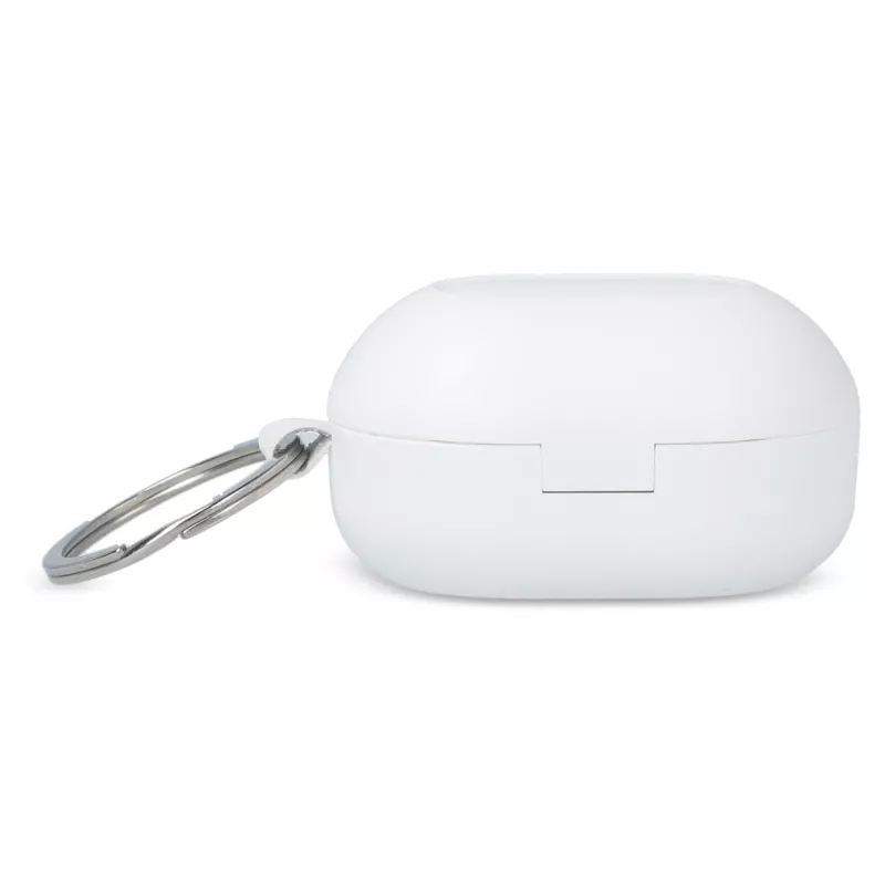Mini bezprzewodowe słuchawki douszne w rozmiarze breloka - biały (LT95602-N0001)