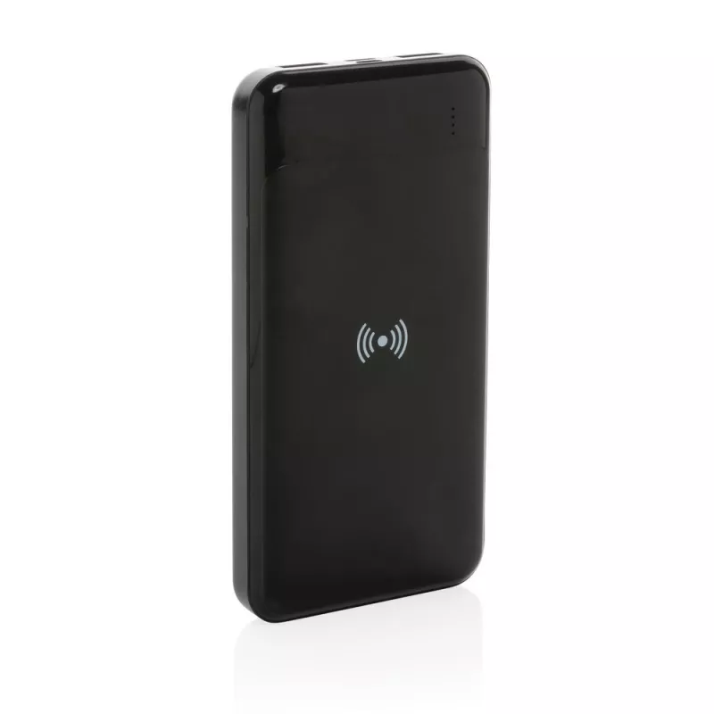 Bezprzewodowy power bank, ładowarka bezprzewodowa - czarny (P322.671)