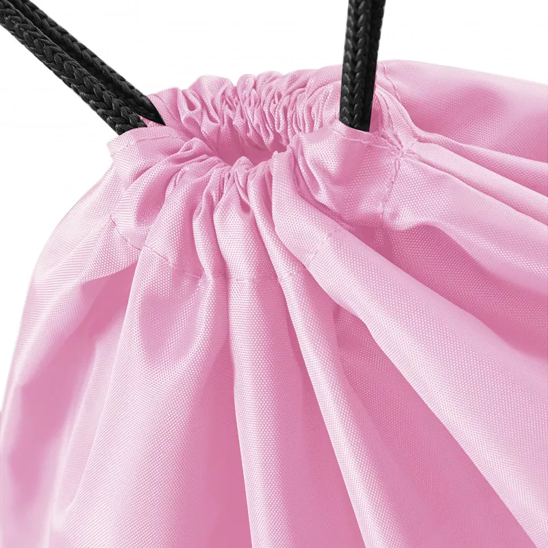Reklamowy plecak na sznurkach  poliestrowy BagBase BG10, 34 x 45 cm - Classic Pink (BG10-CLASSIC PINK)