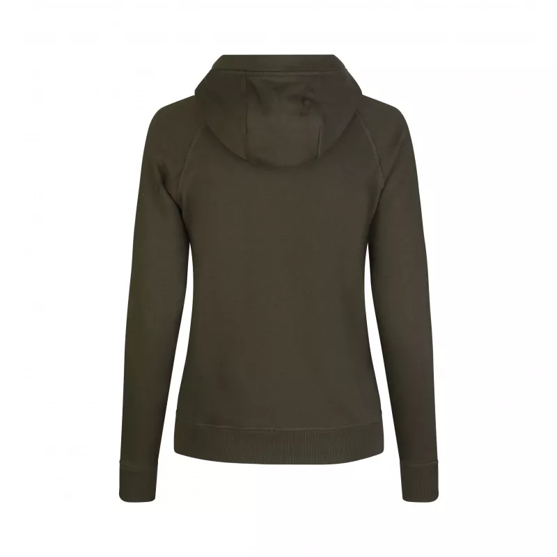 Bluza damska z kapturem ID CORE/zip 0639 300 g/m² - Olive (0639-OLIVE)