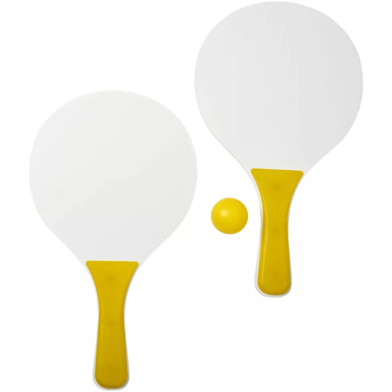 Zestaw do gier plażowych Bounce - Biały-Żółty (10070207)