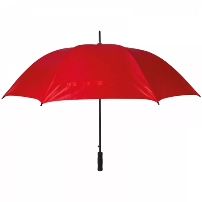 Parasol automatyczny Ø130 cm SUEDERDEICH - czerwony (153105)