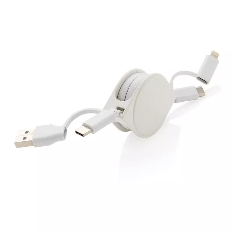 Kabel do ładowania 6 w 1 - biały (P302.663)