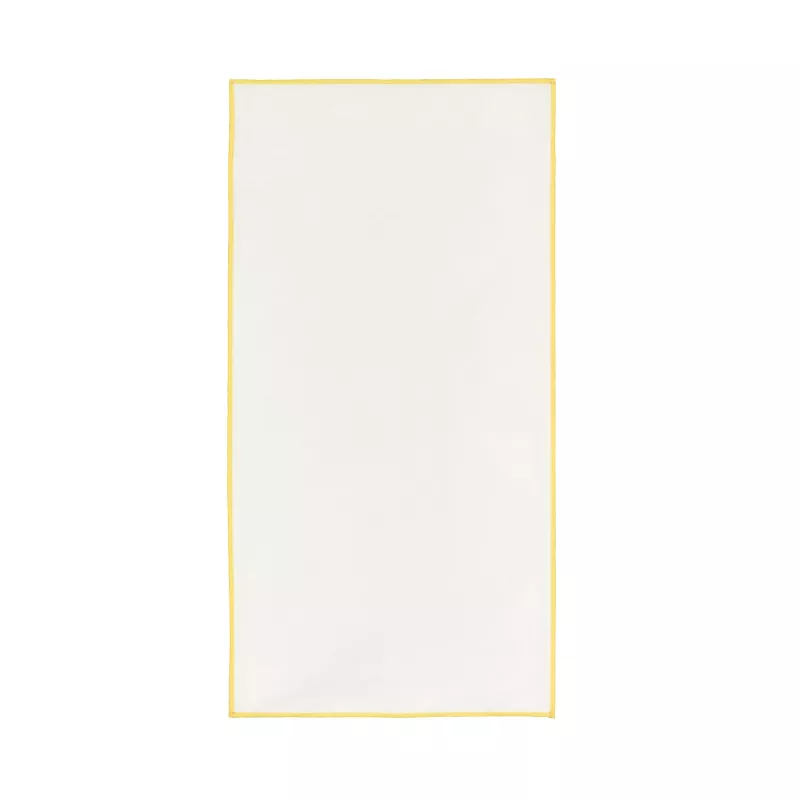 R-PET Szybkoschnący ręcznik 40×80 cm z woreczkiem, sublimacja. - żółty (LT97214-N0041)