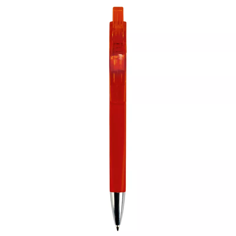 Miękki w dotyku długopis Riva - czerwony (LT80836-N0021)