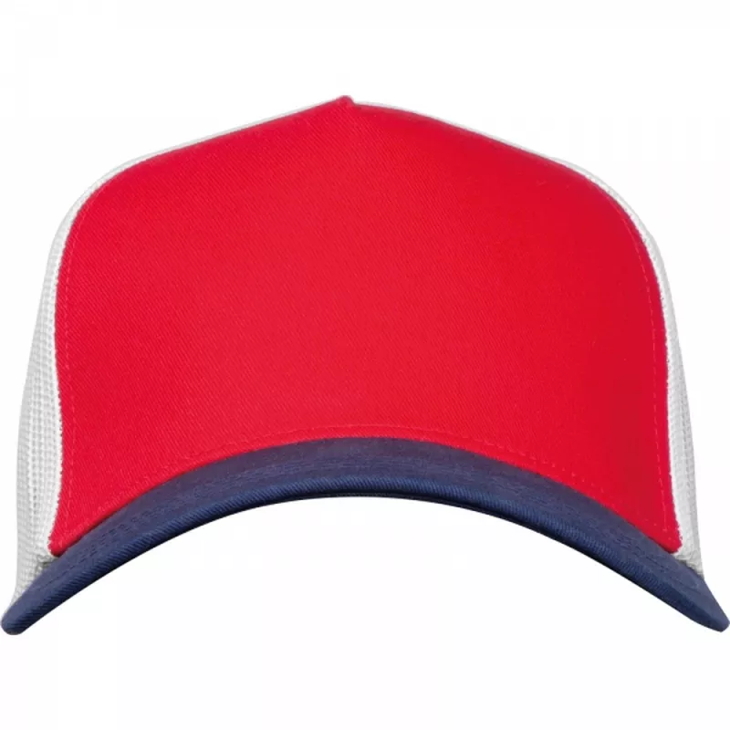 Czapka z daszkiem bawełniana 5 paneli CrisMa 290 g/m2 TREVOR - czerwony (5391905)