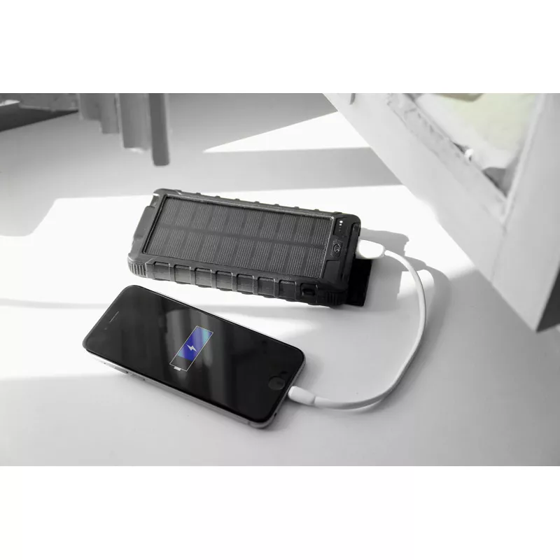 Power bank SOL 10 000 mAh - czarny (45122-02)