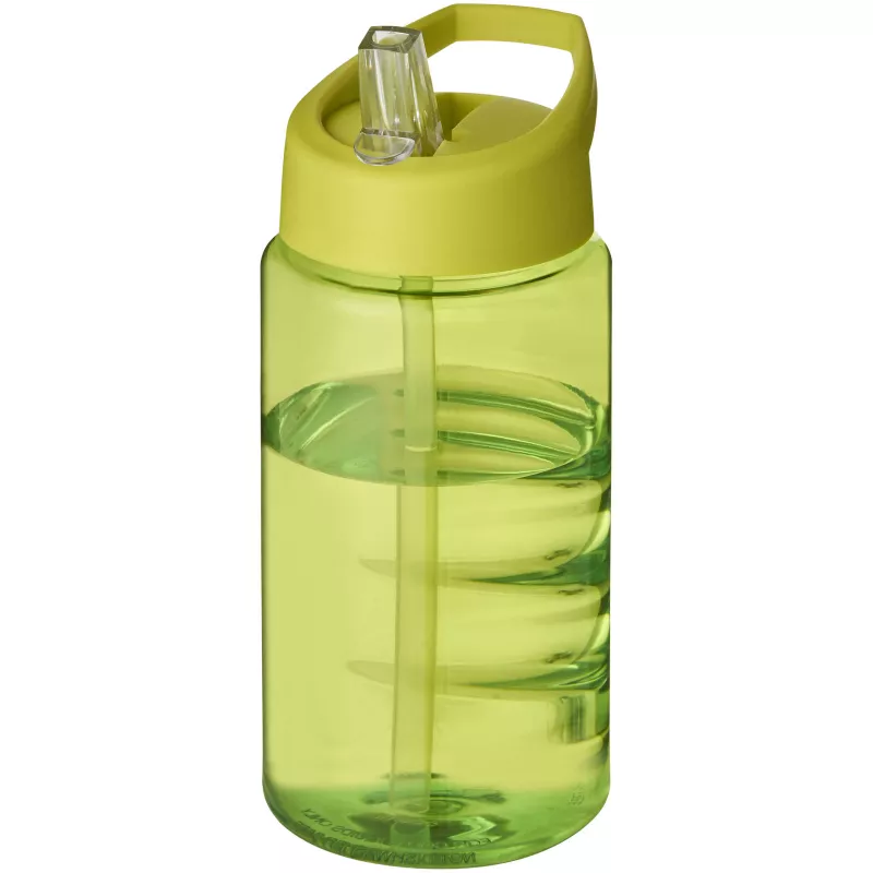 Bidon H2O Bop o pojemności 500 ml z wieczkiem z dzióbkiem - Limonka (21088312)
