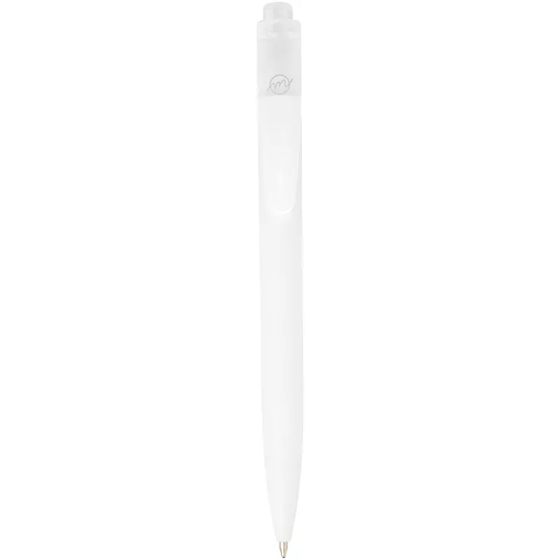 Thalaasa długopis z plastiku pochodzącego z oceanów - Biały-Biały przezroczysty (10786101)