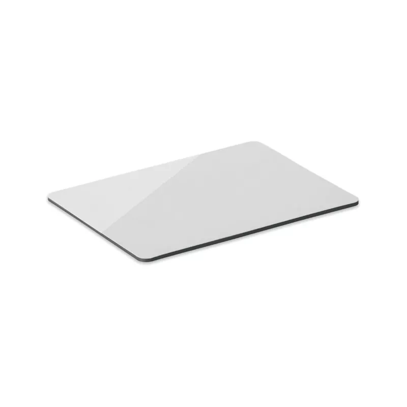 Magnes prostokątny z PVC 10x7,5 cm MAGREC 100 - Bialy (MO2847-06)