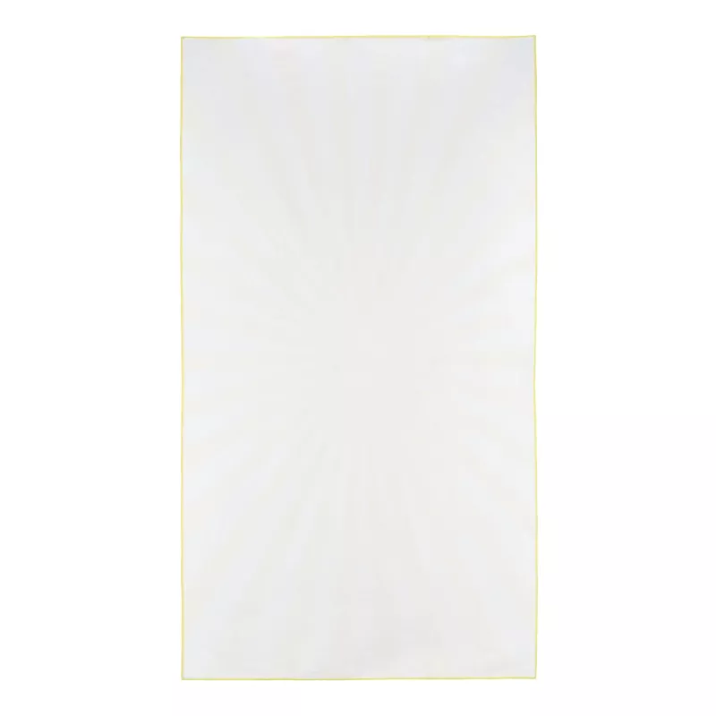 Szybkoschnący ręcznik plażowy R-PET 100×180 cm, sublimacja - żółty (LT97215-N0041)