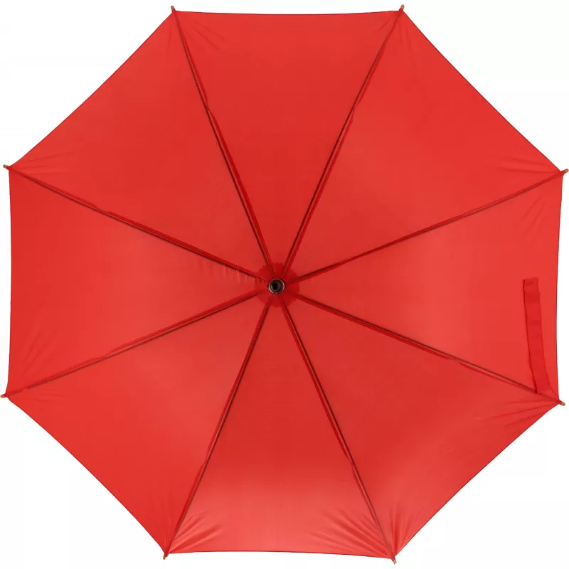 Parasol automatyczny drewniany Ø105 cm NANCY - czerwony (513105)