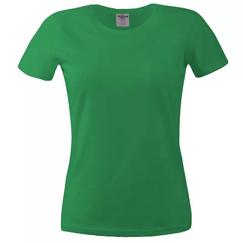 Koszulka bawełniana damska 150 g/m² KEYA WCS 150  - dark Kelly green (WCS150-DARK KELLY GREEN)