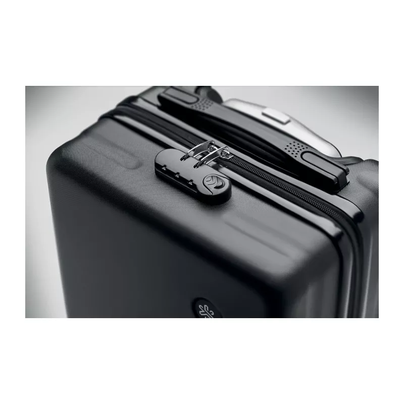 Walizka 14" na 4 kółkach z ABS STOR - Czarny (MO2341-03)