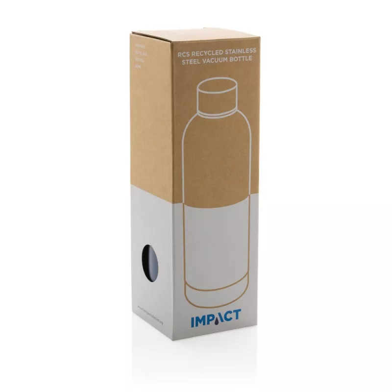 Butelka termiczna 500 ml, stal nierdzewna z recyklingu - niebieski (P435.705)