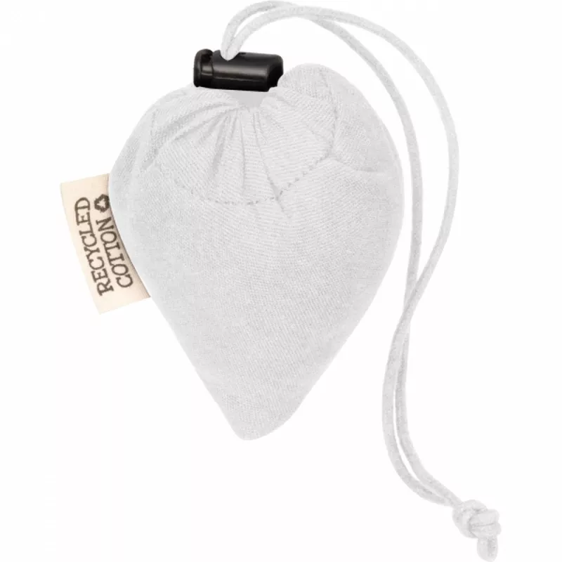 Składana torba z bawełny i poliestru z recyklingu 118 g/m² ANJA - biały (6526206)